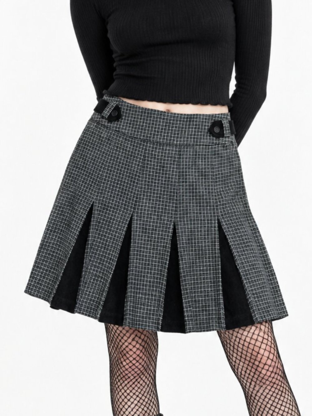 Vintage Y2k Plaid Skirt Pleated Britney Spears School Girl Baby One More Time